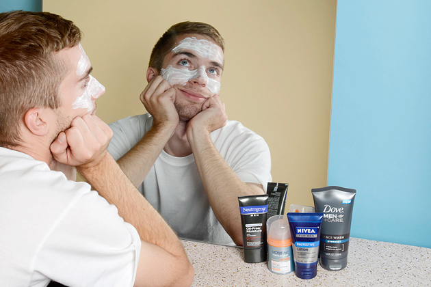 “Yes, Real Men Drink Beer and Use Skin Moisturizer” (see link below).