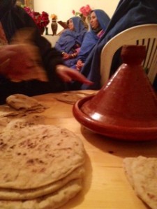 Dinner party at Women Cooperative in Arazane