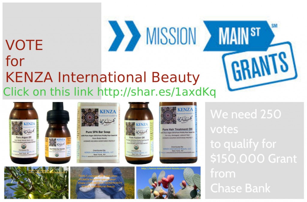 KENZA International Beauty Chase Mission Main Street Grant
