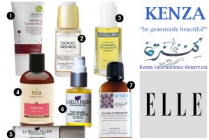 KENZA Pure Hair Treatment Oil in ELLE Magazine March 2015