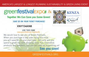 Save $5 on your tickets to the GREEN Festival NYC 