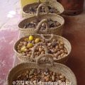 Argan Nuts in baskets Essaouira © 2012 KENZA International Beauty