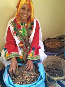 A Berber Woman At Cooperative Tirizite