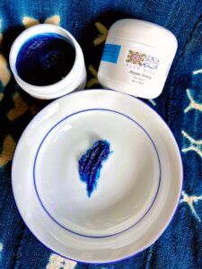 Blue nila argan honey face scrub.at home facial